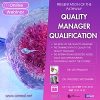 Presentation of the pathway "IVF Quality Manager Qualification"