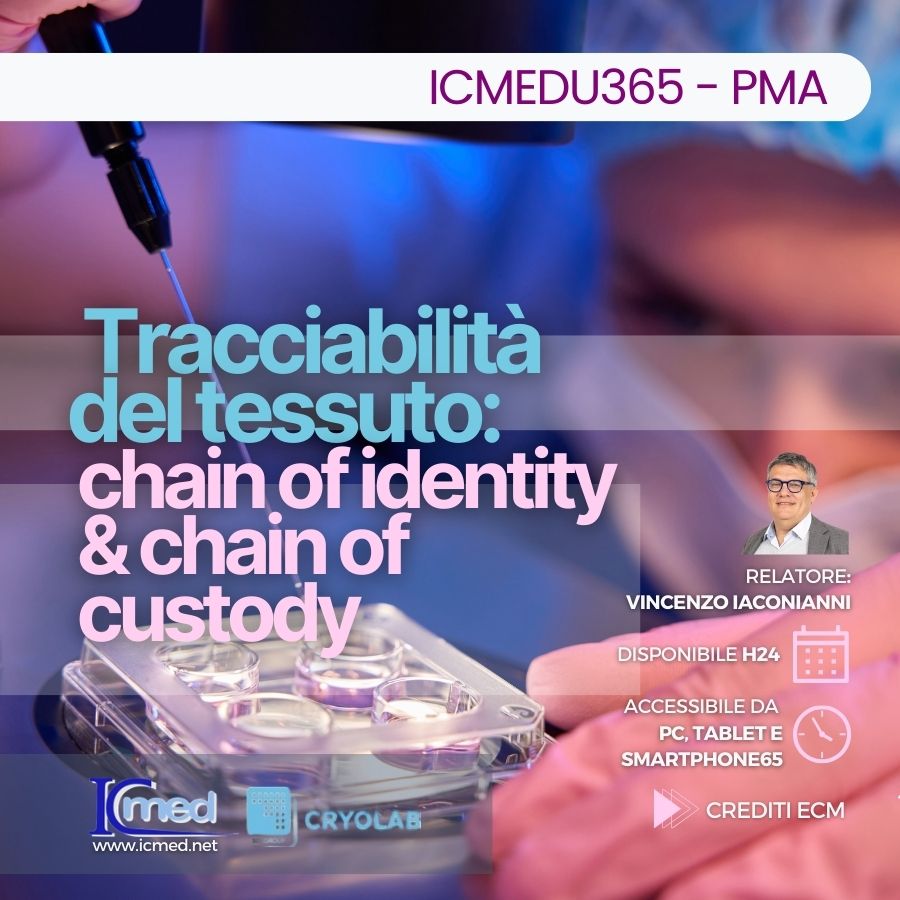 Tracciabilità del tessuto: chain of identity & chain of custody