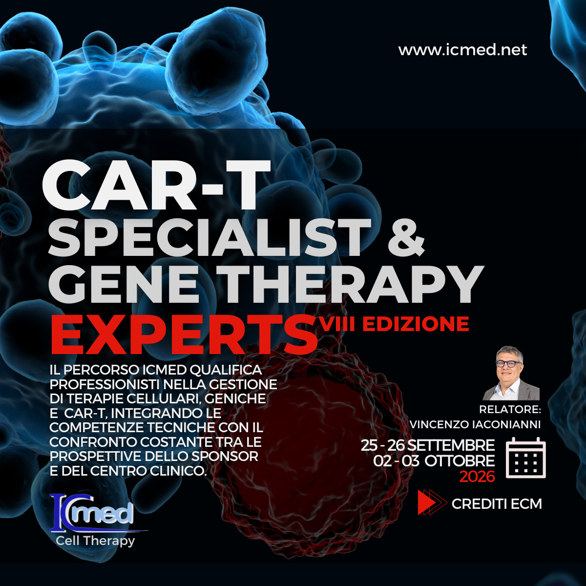 PERCORSO QUALIFICAZIONE CAR-T SPECIALIST and GENE THERAPY EXPERTS