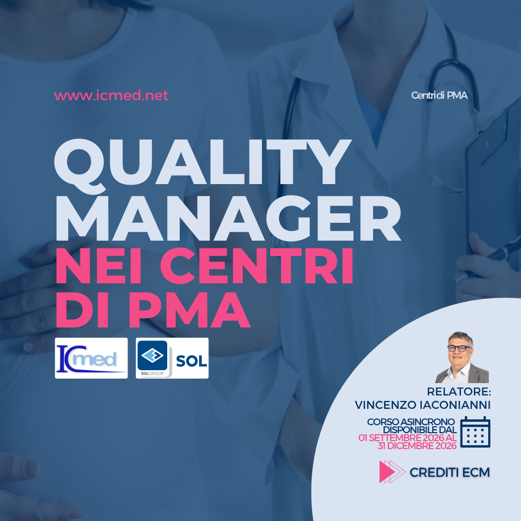 QUALITY MANAGER IN UN CENTRO DI PMA