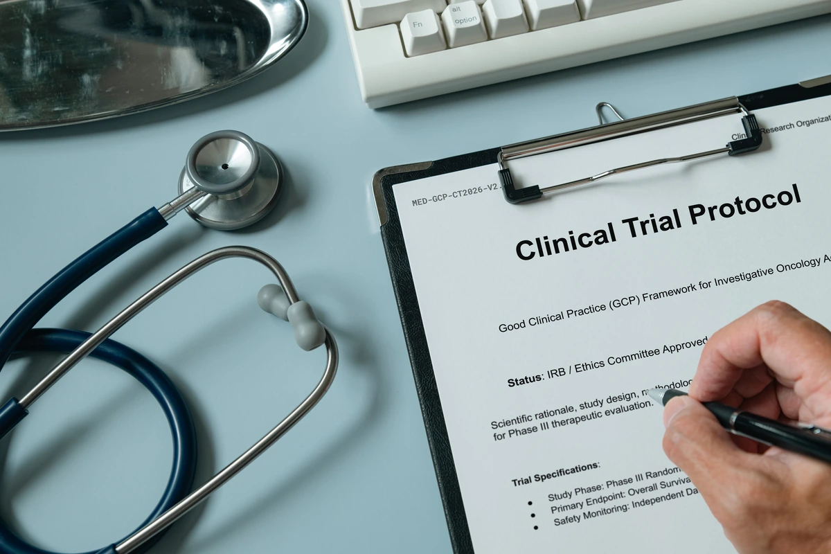 Documentazione di un protocollo di sperimentazione clinica